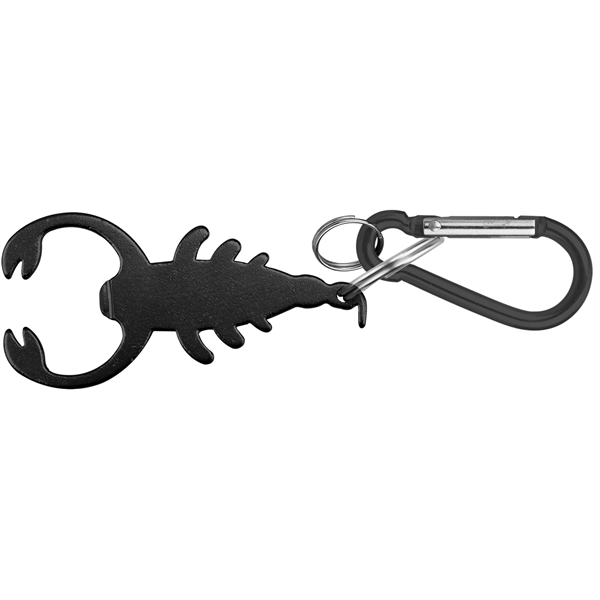 Scorpion Shape Bottle Opener with key ring &  carabiner - Image 3