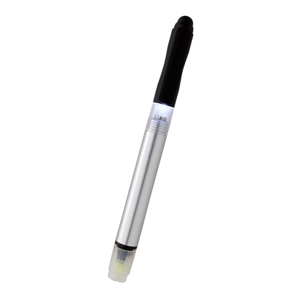 Illuminate 4-In-1 Highlighter Stylus Pen With LED - Image 3