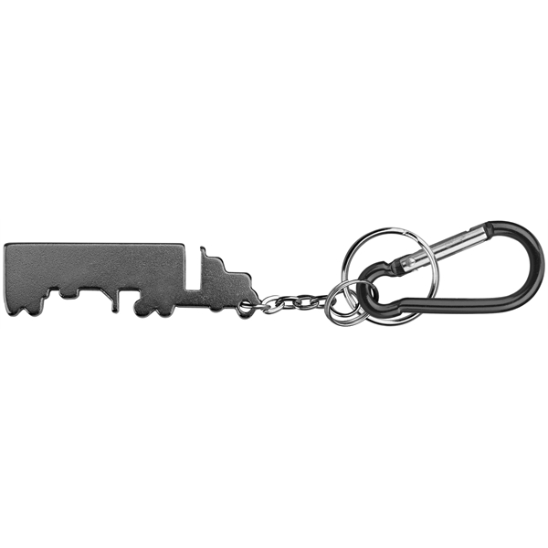 Truck Shape Bottle Opener Key Chain & Carabineer - Image 4