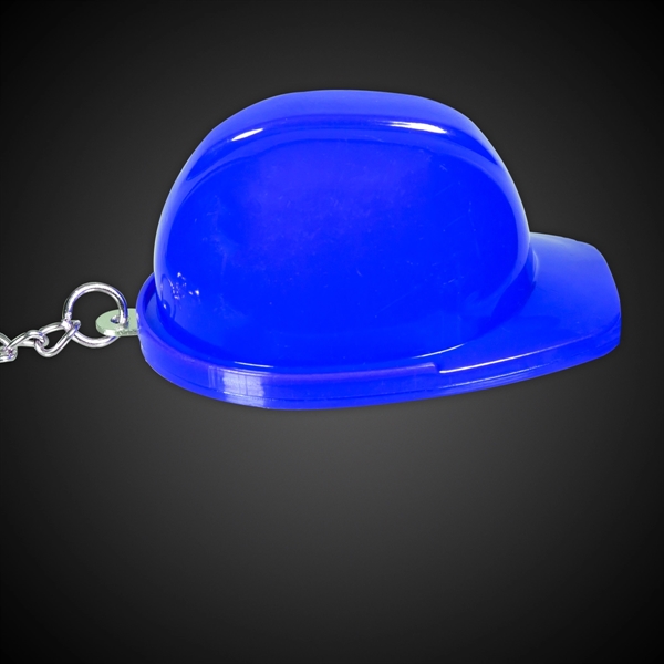 Plastic Construction Hat Bottle Opener Key Chain - Image 5
