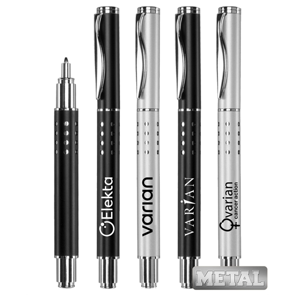 Pinpoint Rollerball Metal Pens - Image 1