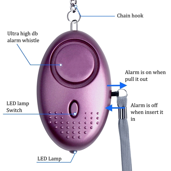 Personal Alarm,  Emergency Self-Defense Security Alarms with - Image 7
