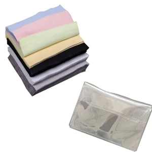 Microfiber Cloth Screen Cleaner with PVC Pouch