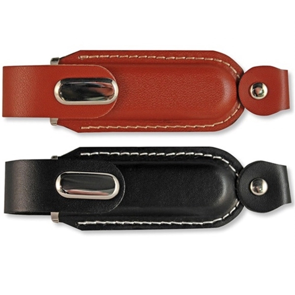 Executive Leather Flash Drive - Image 1