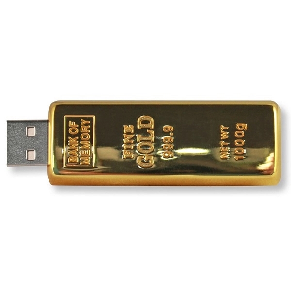 Gold Style Flash Drive - Image 2