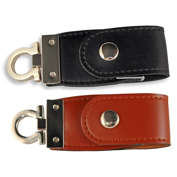 Mini Leather Flash Drive - Image 1