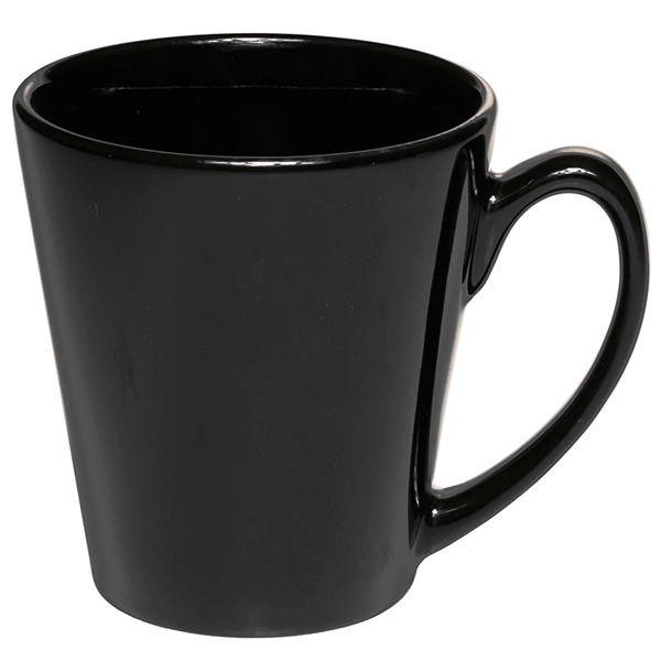 12 oz. Ceramic Coffee Mug, Latte Mugs - Image 2