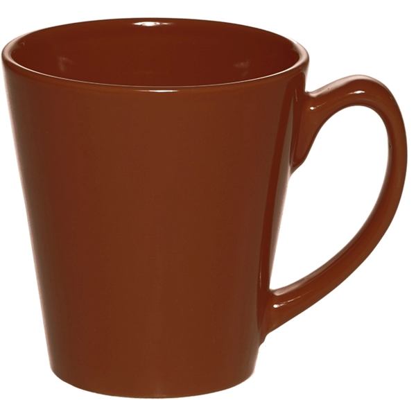 12 oz. Ceramic Coffee Mug, Latte Mugs - Image 4