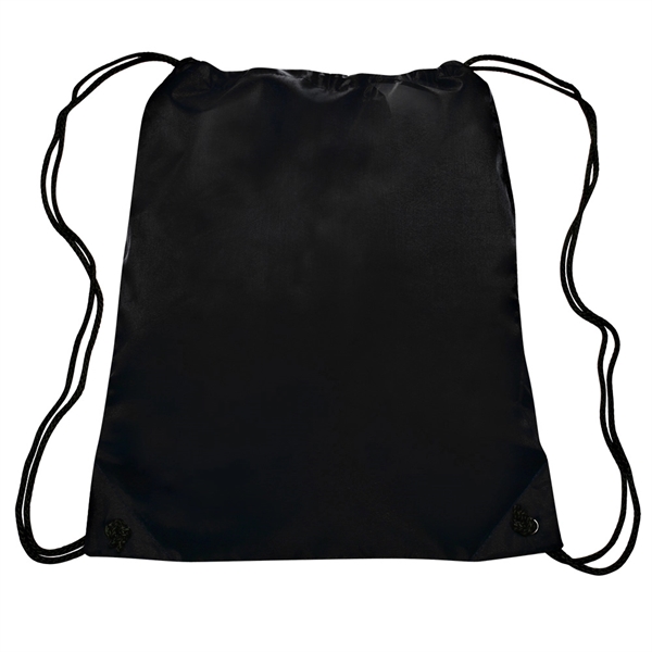 Polyester Drawstring Backpack 14"W x 16.5"H Cinch Backpacks - Image 2