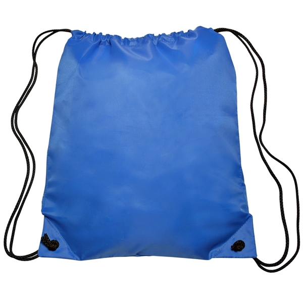 Polyester Drawstring Backpack 14"W x 16.5"H Cinch Backpacks - Image 3
