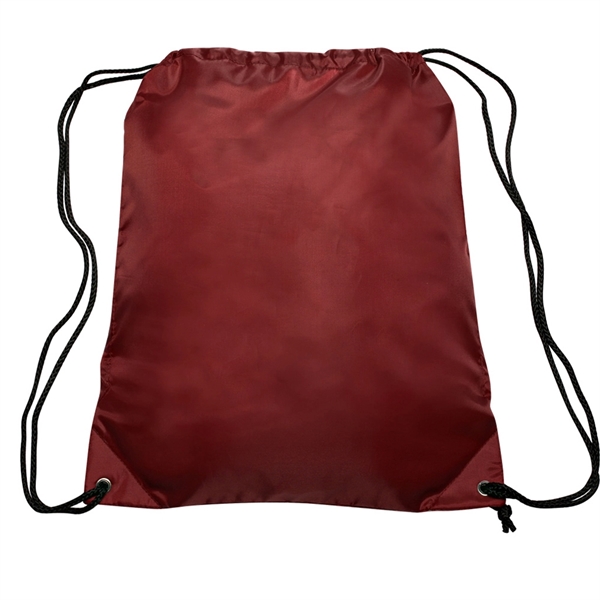 Polyester Drawstring Backpack 14"W x 16.5"H Cinch Backpacks - Image 4