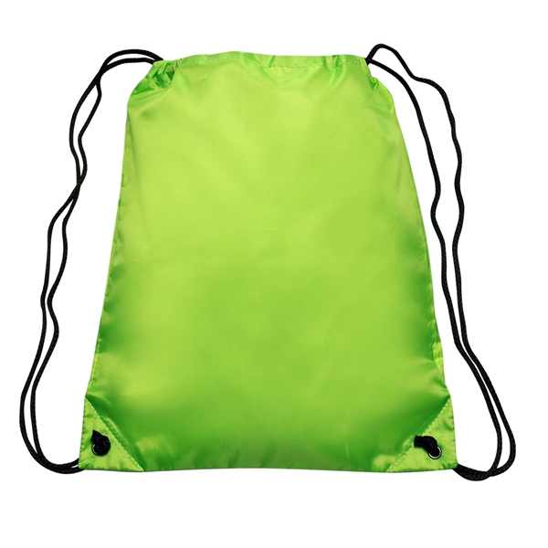 Polyester Drawstring Backpack 14"W x 16.5"H Cinch Backpacks - Image 10