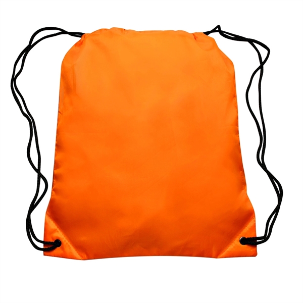 Polyester Drawstring Backpack 14"W x 16.5"H Cinch Backpacks - Image 13