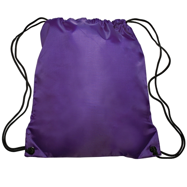 Polyester Drawstring Backpack 14"W x 16.5"H Cinch Backpacks - Image 15