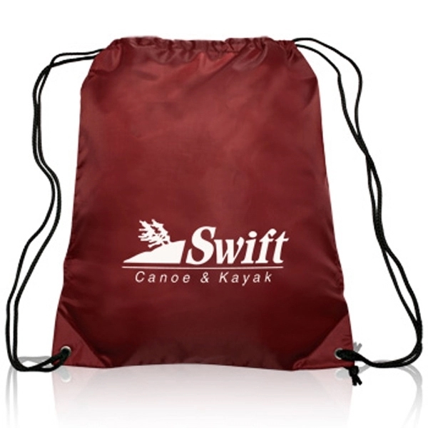 Polyester Drawstring Backpack 14"W x 16.5"H Cinch Backpacks - Image 17