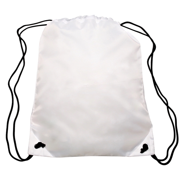 Polyester Drawstring Backpack 14"W x 16.5"H Cinch Backpacks - Image 18