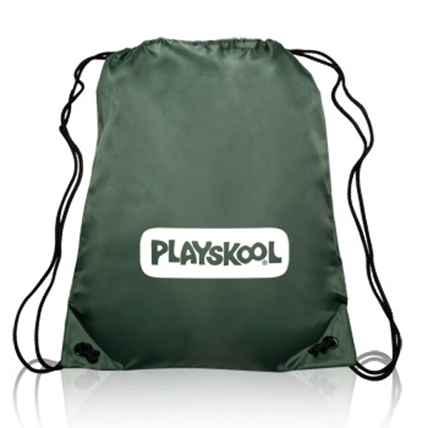 Polyester Drawstring Backpack 14"W x 16.5"H Cinch Backpacks - Image 20