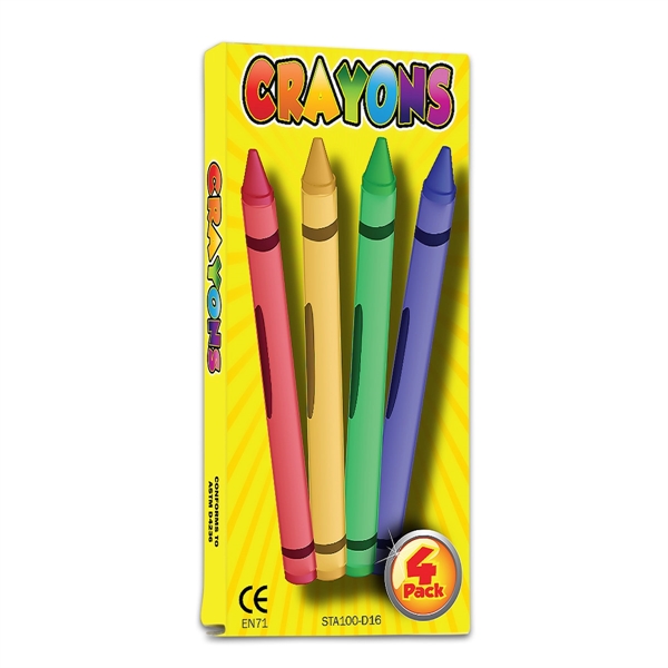4 Pack of Crayons - Image 3