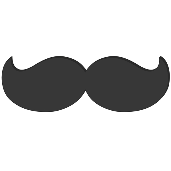 Foam Moustache - Large - Image 3