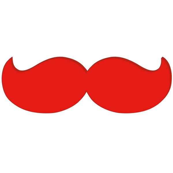 Foam Moustache - Large - Image 9