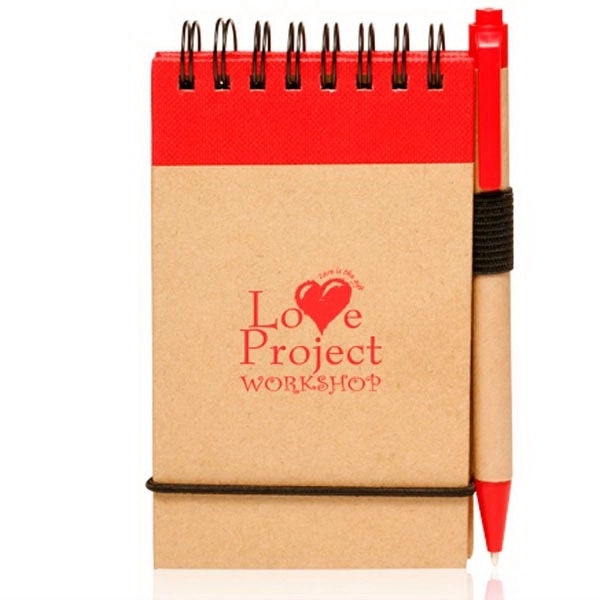 3 x 5 in. Eco Jotters with Pen - Image 6