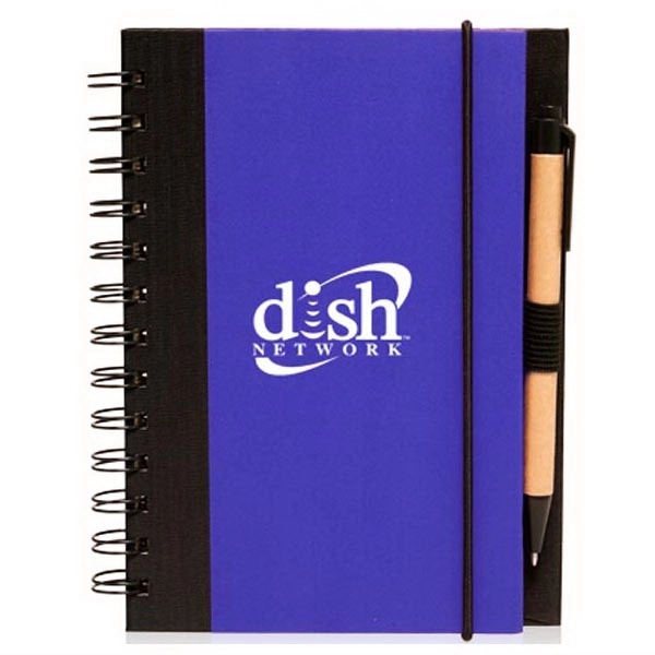 5 x 7 in Eco Friendly Spiral Notebook with Pen - Image 5