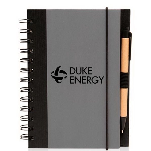 5 x 7 in Eco Friendly Spiral Notebook with Pen - Image 8