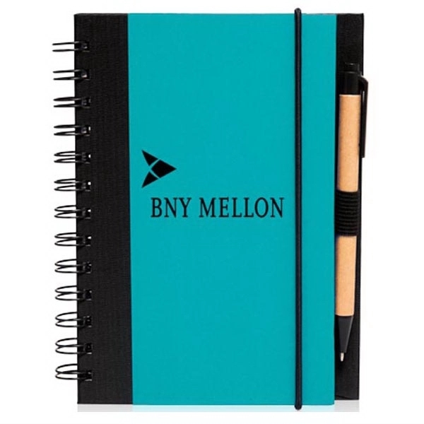 Eco Friendly Spiral Notebook with Pen journal diary