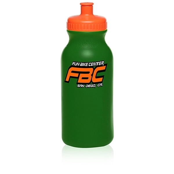 Plastic Water Bottles - 20 oz Sports Bottle w/ Custom Logo - Image 19