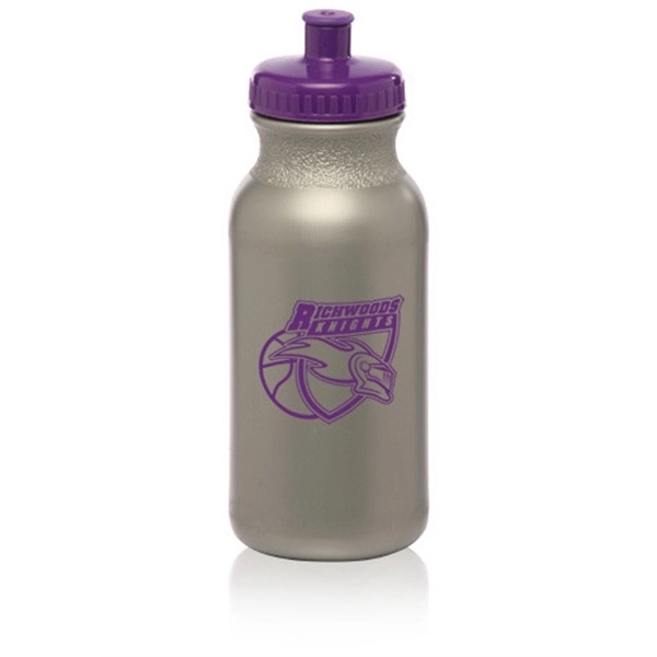 Plastic Water Bottles - 20 oz Sports Bottle w/ Custom Logo - Image 20