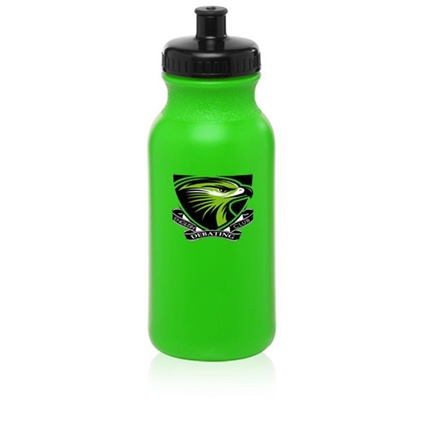 Plastic Water Bottles - 20 oz Sports Bottle w/ Custom Logo - Image 21