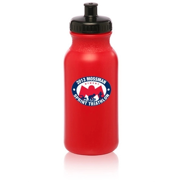 Plastic Water Bottles - 20 oz Sports Bottle w/ Custom Logo - Image 26
