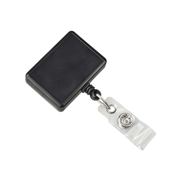 Rectangle Badge Reel with Clear Vinyl Strap - Image 5