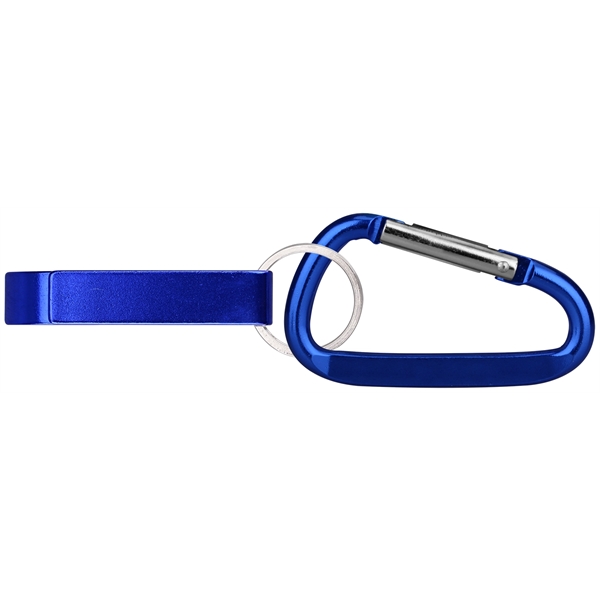 Deluxe can and bottle opener key chain and carabiner - Image 2