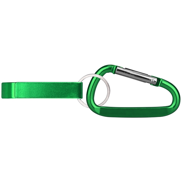 Deluxe can and bottle opener key chain and carabiner - Image 3