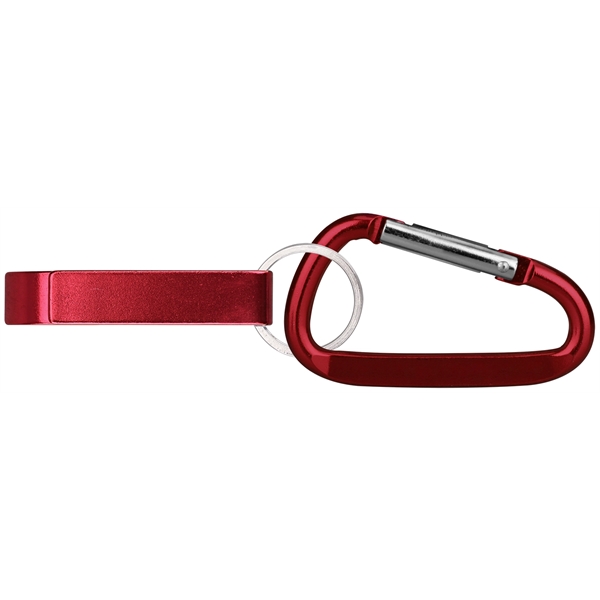 Deluxe can and bottle opener key chain and carabiner - Image 5