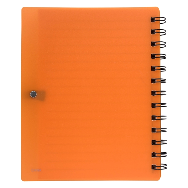5" x 7" Tri-Pocket Notebook & Satin Pen - Image 7