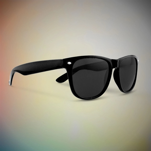 Black Custom Classic Retro Billboard Sunglasses - Image 2