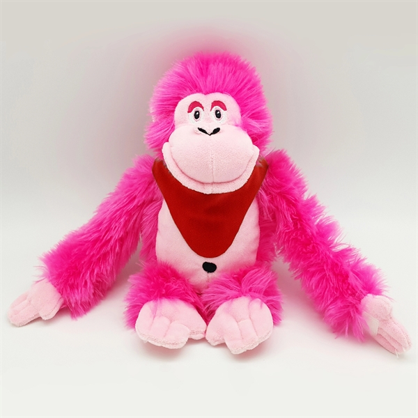 11" Bright Color Hot Pink Gorilla - Image 3