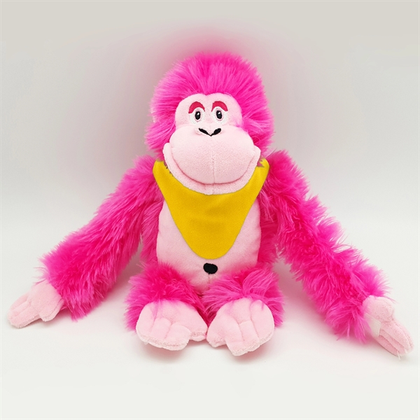 11" Bright Color Hot Pink Gorilla - Image 4