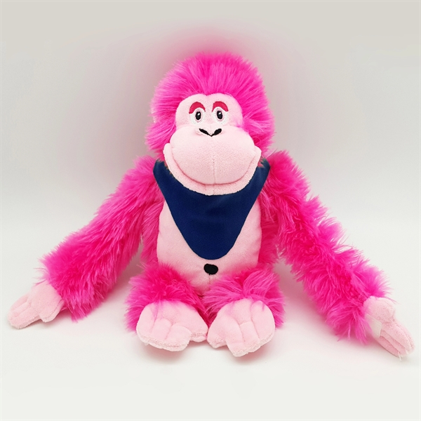 11" Bright Color Hot Pink Gorilla - Image 7