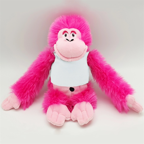 11" Bright Color Hot Pink Gorilla - Image 9