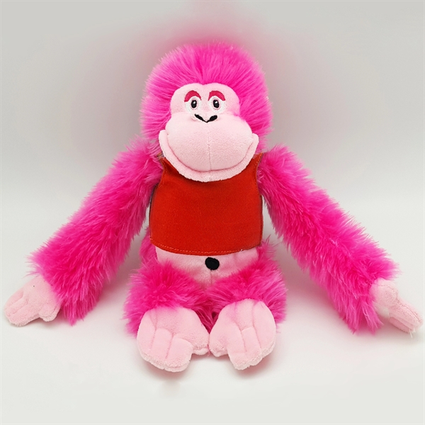 11" Bright Color Hot Pink Gorilla - Image 10