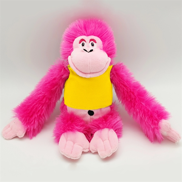11" Bright Color Hot Pink Gorilla - Image 11