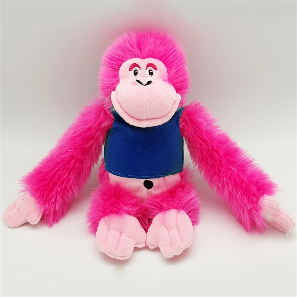 11" Bright Color Hot Pink Gorilla - Image 13
