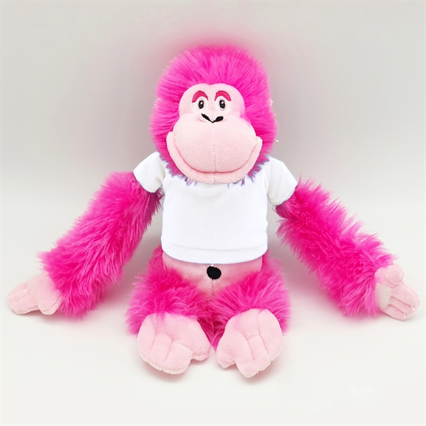 11" Bright Color Hot Pink Gorilla - Image 16