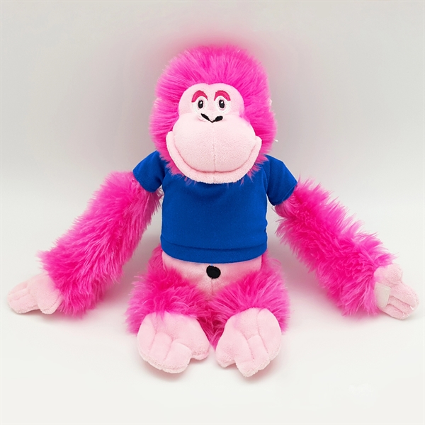 11" Bright Color Hot Pink Gorilla - Image 20