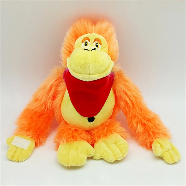 11" Bright Color Orange Gorilla - Image 3