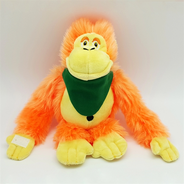 11" Bright Color Orange Gorilla - Image 6