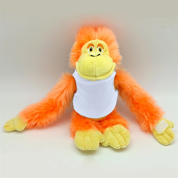 11" Bright Color Orange Gorilla - Image 9